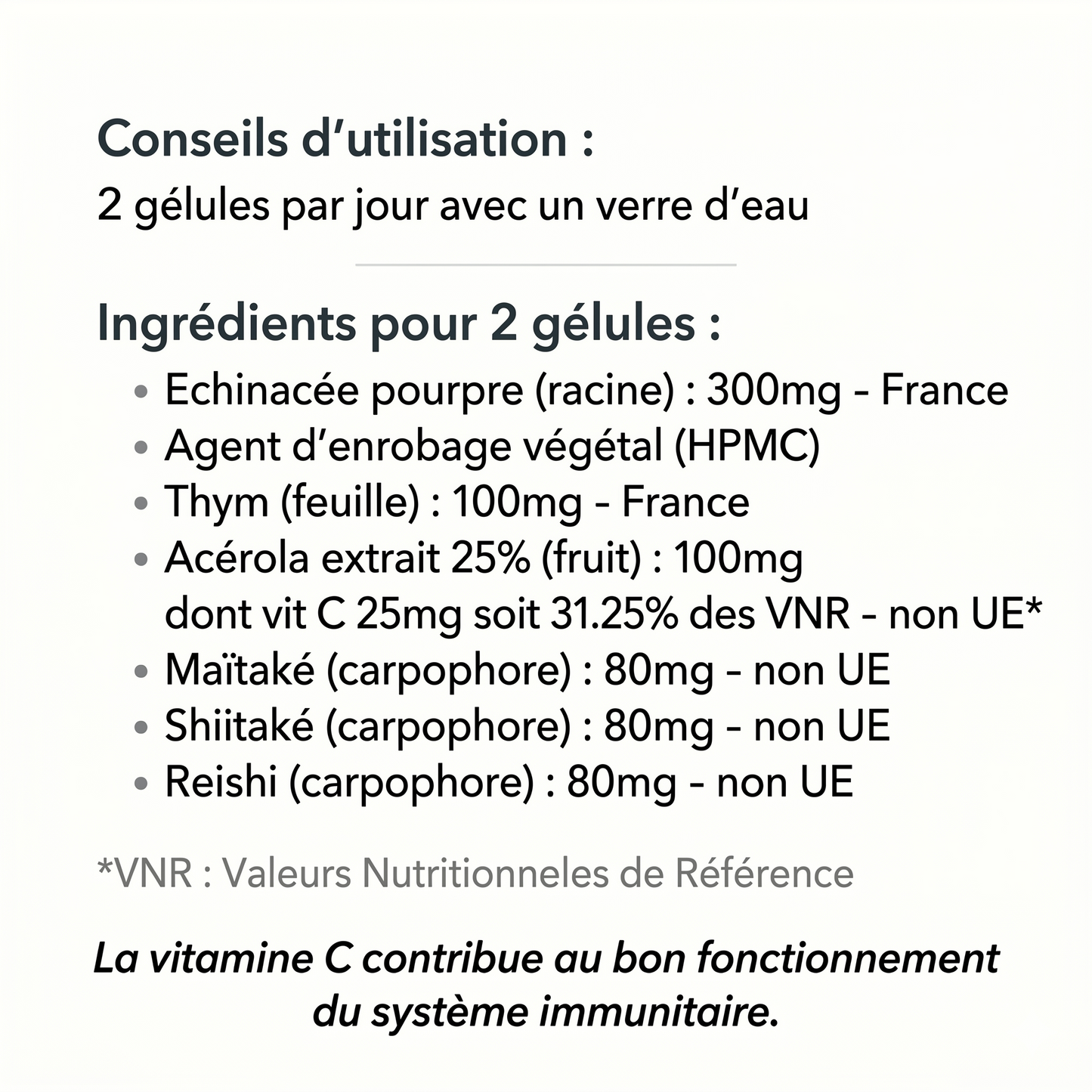 DEFENSES NATURELLES